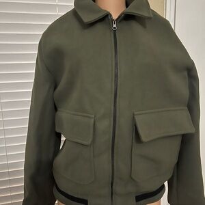 Men's Olive Military Field Jacket